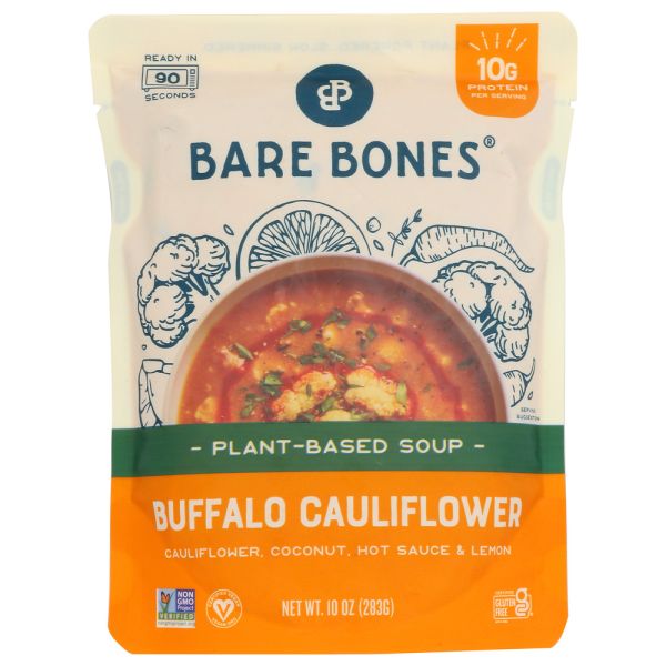 BARE BONES: Soup Buffalo Cauliflower, 10 oz