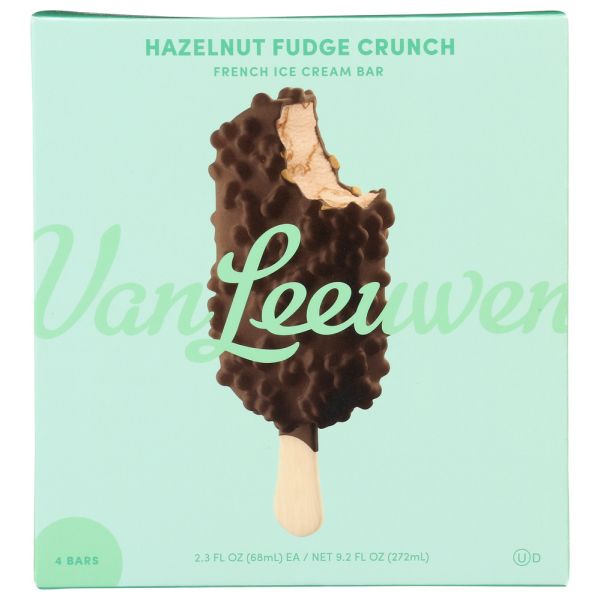 VANLEEUWEN: Bar Hazelnut Fudge Crunch, 9.2 oz