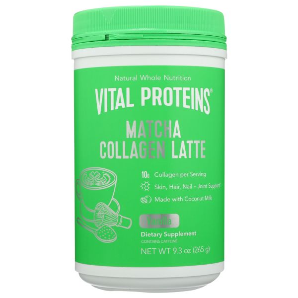 VITAL PROTEINS: Collagen Matcha Latte Vnl, 9.3 oz