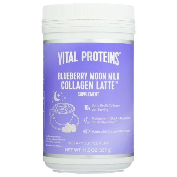 VITAL PROTEINS: Blueberry Moon Collagen Latte, 11.5 oz