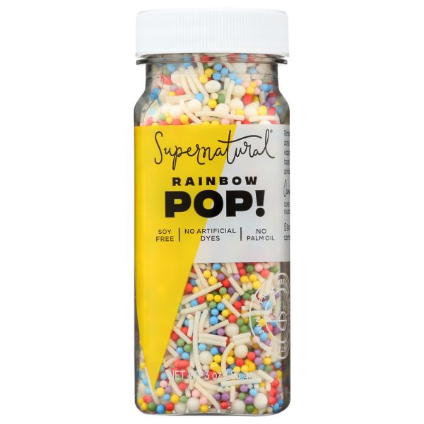 SUPERNATURAL: Rainbow Pop Sprinkles, 3 oz