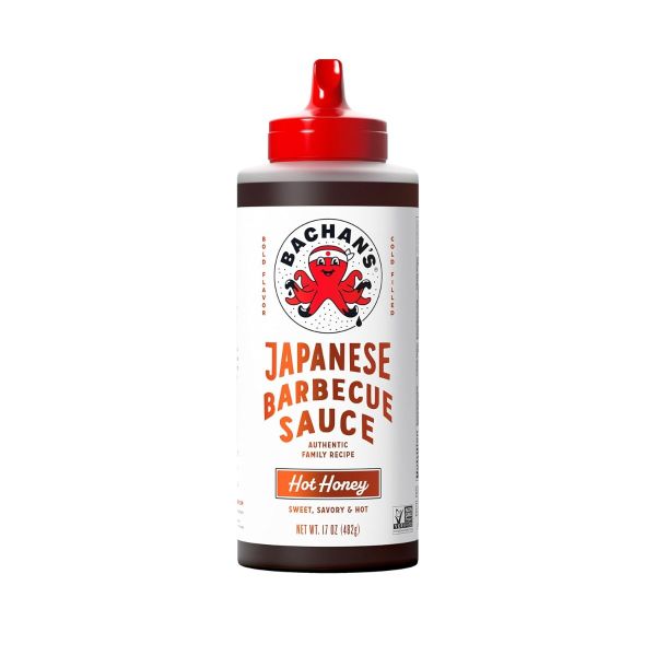 BACHAN'S: Hot Honey Japanese Barbecue Sauce, 17 oz
