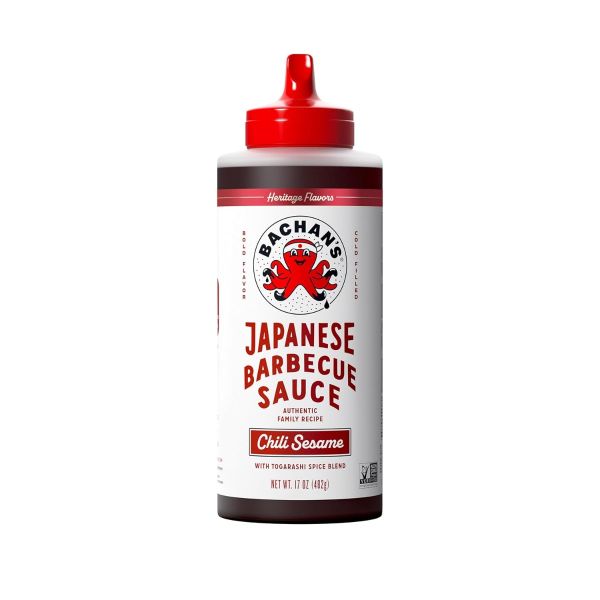 BACHAN'S: Chili Sesame Japanese Barbecue Sauce, 17 oz