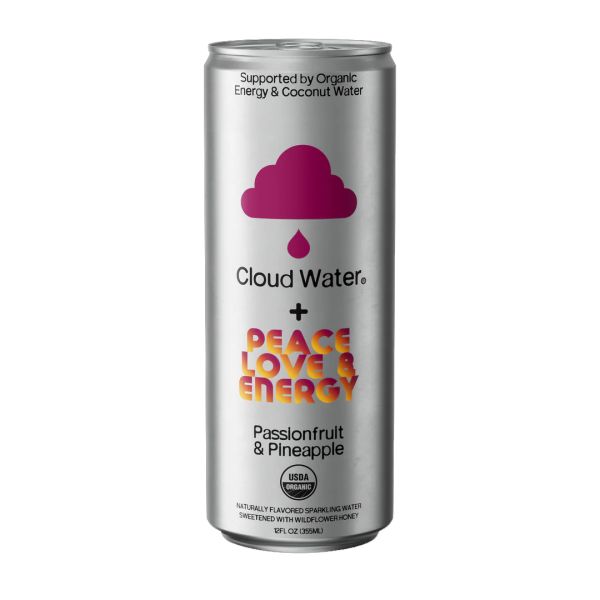 CLOUD WATER IMMUNITY: Passionfruit Pineapple And Peace Love And Energy, 12 fo