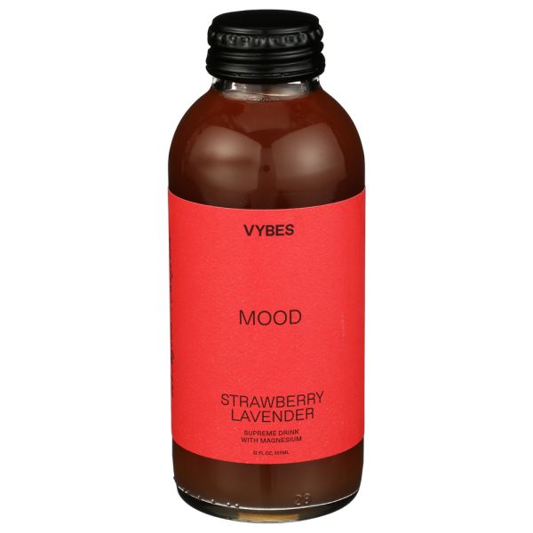 VYBES: Strawberry Lavender Mood Drink, 12 fo