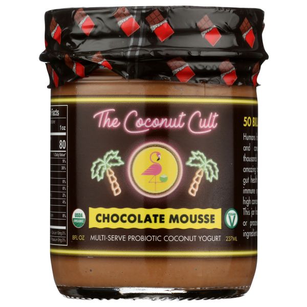 THE COCONUT CULT: Chocolate Mousse Probiotic Coconut Yogurt, 8 oz