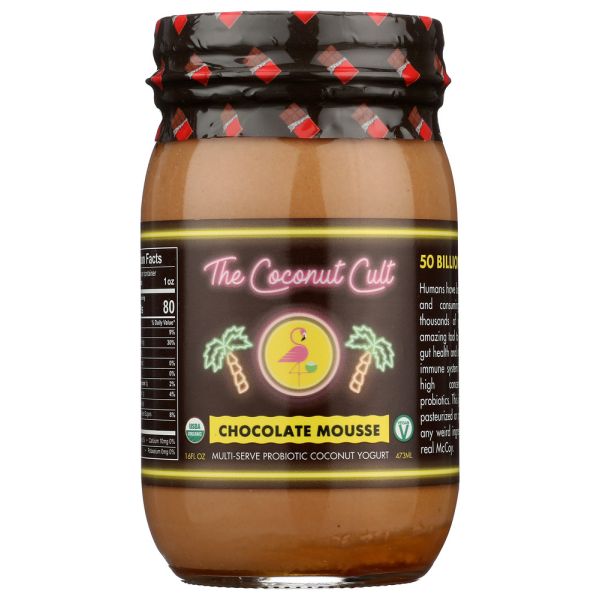 THE COCONUT CULT: Chocolate Mousse Probiotic Coconut Yogurt, 16 oz