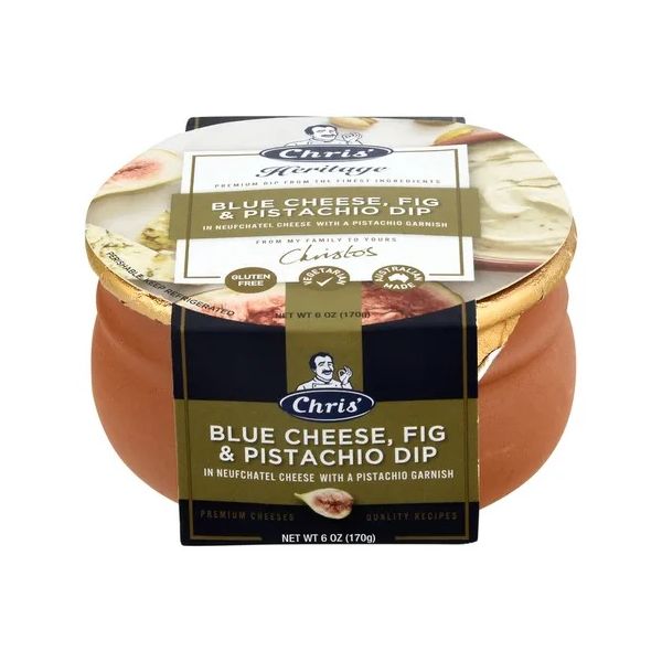 CHRIS: Blue Cheese, Fig and Pistachio Dip 6 oz