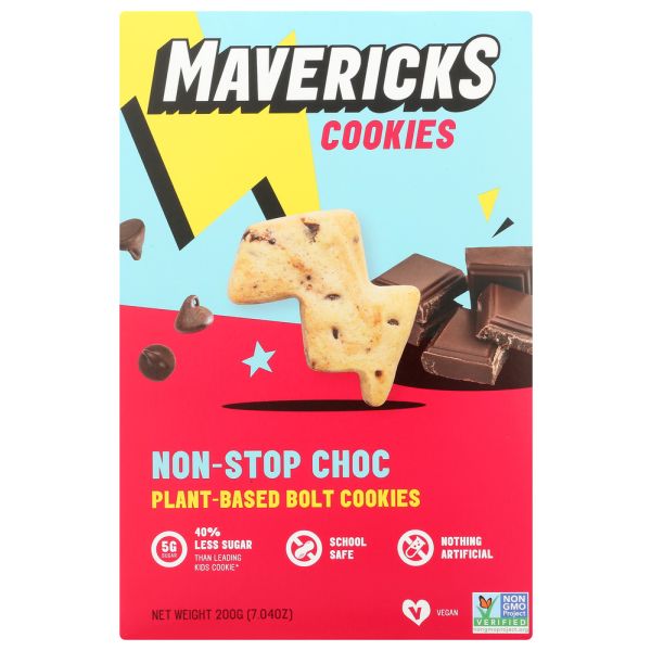 MAVERICKS: Kids Non Stop Chocolate Cookies, 7.04 oz