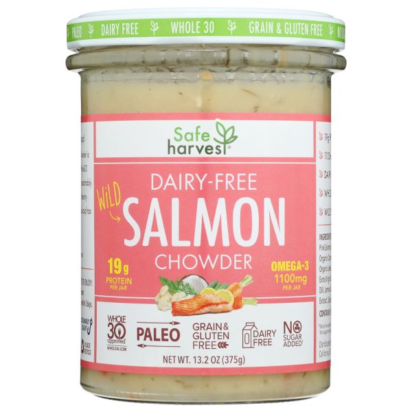 SAFE HARVEST: Chowder Salmon Df, 13.2 oz