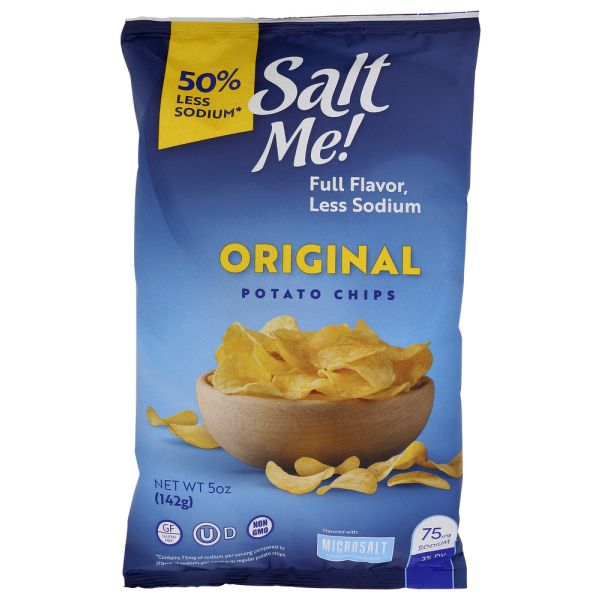 SALTME: Original Potato Chips, 5 oz