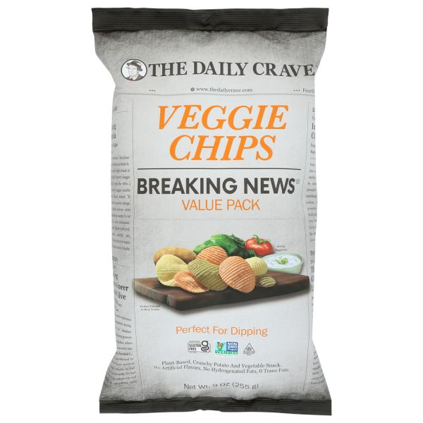THE DAILY CRAVE: Veggie Chips Value Pack, 9 oz