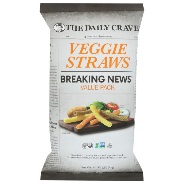 THE DAILY CRAVE: Veggie Straws Value Pack, 9 oz