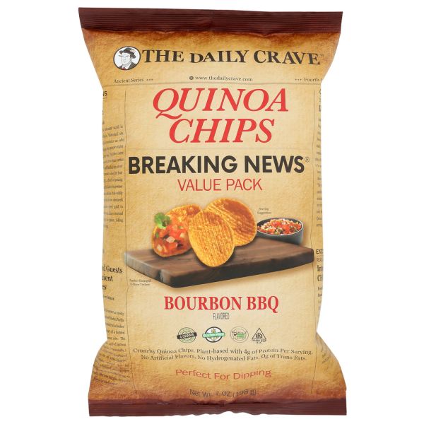 THE DAILY CRAVE: Quinoa Chips Bourbon BBQ Value Pack, 7 oz