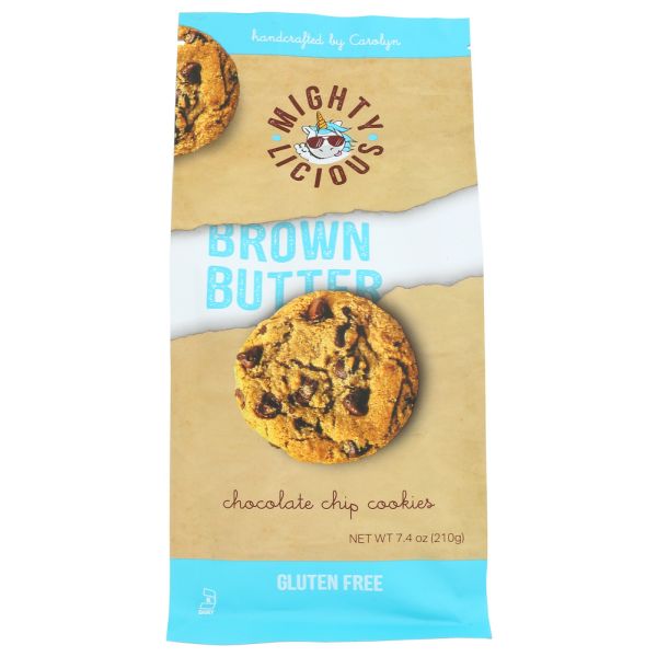 MIGHTY MONKEY: Browned Butter Chocolate Chip Gluten Free, 7.4 oz