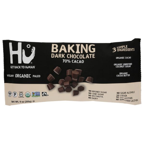 HU: Baking Gems Dark Choc, 9 oz