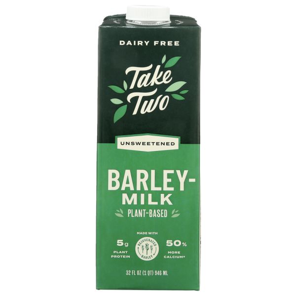 TAKE TWO FOODS: Barleymilk Unsweetened, 32 fo