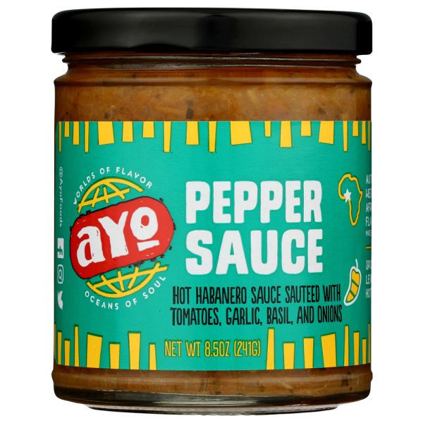 AYO FOODS: Pepper Sauce, 8.5 oz