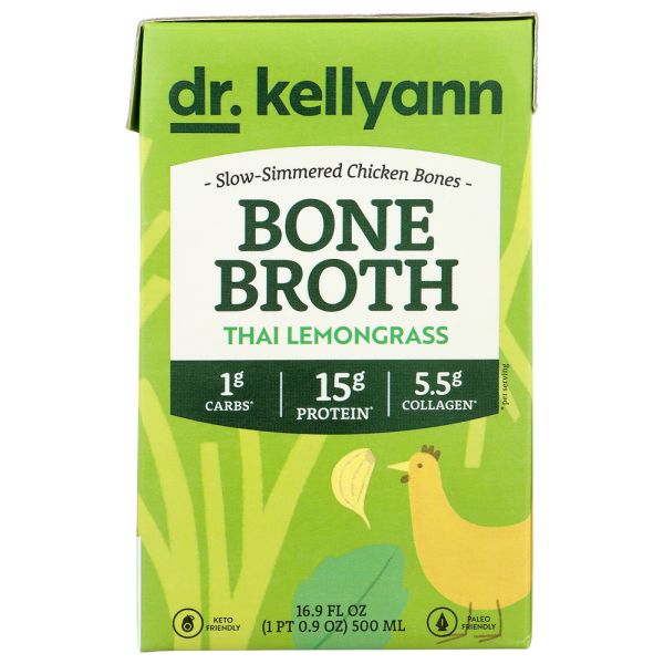 DR. KELLYANN: Bone Broth Lemongrass Thai, 16.9 fo