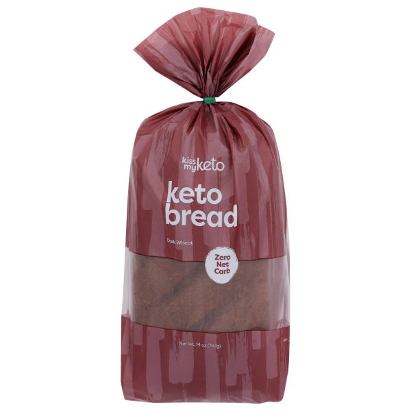 KISS MY KETO: Bread Wheat Dark Keto, 14 oz