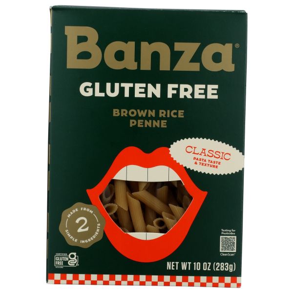 BANZA: Brown Rice Penne Gluten Free, 10 oz