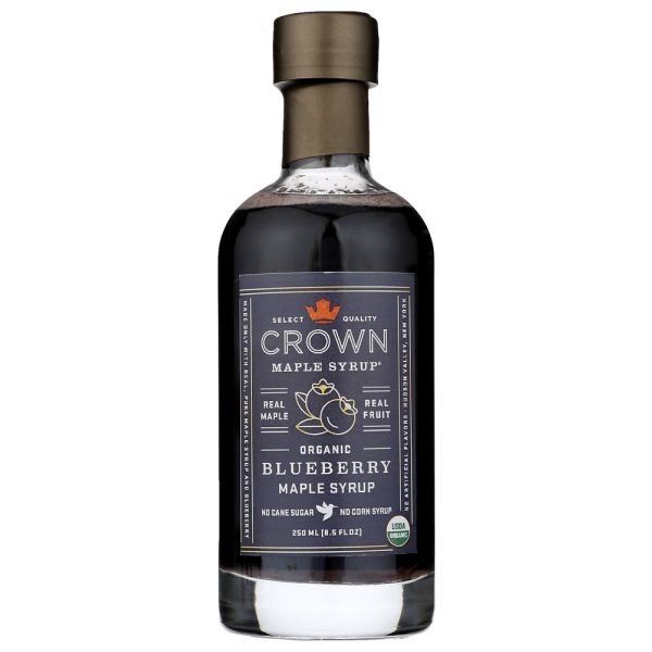 CROWN MAPLE: Organic Blueberry Maple Syrup, 8.5 fo