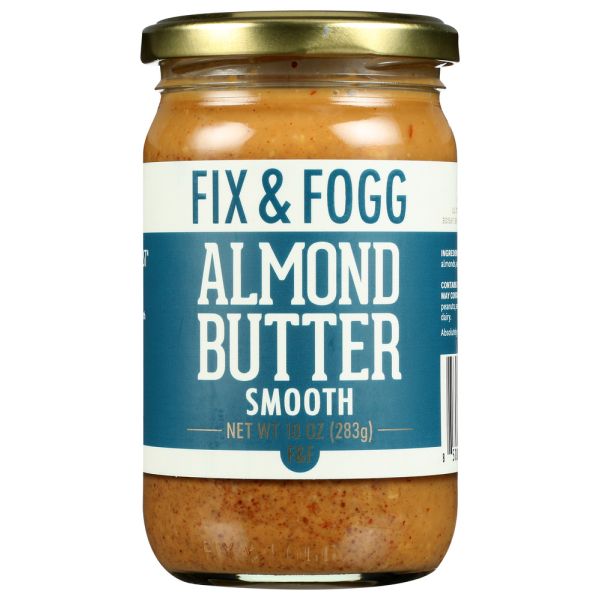 FIX & FOGG: Almond Butter Smooth, 10 oz