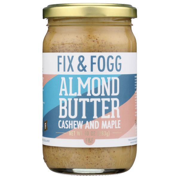 FIX & FOGG: Almond Butter Cashew And Maple, 10 oz
