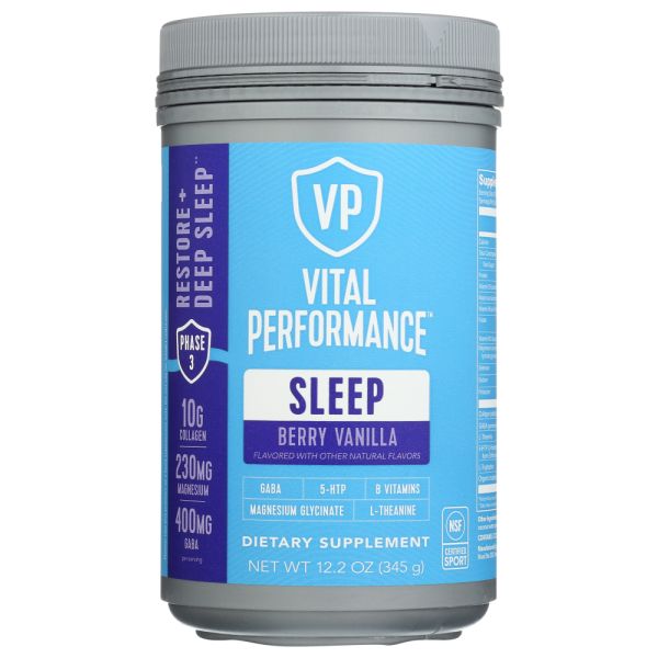VITAL PROTEINS: Vital Performance Sleep Berry Vanilla, 12.2 oz