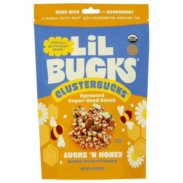 LIL BUCKS: Bucks 'n Honey Clusterbucks, 6 oz