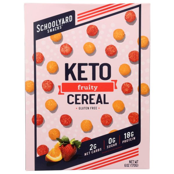 SCHOOLYARD SNACKS: Fruity Keto Cereal, 6 oz