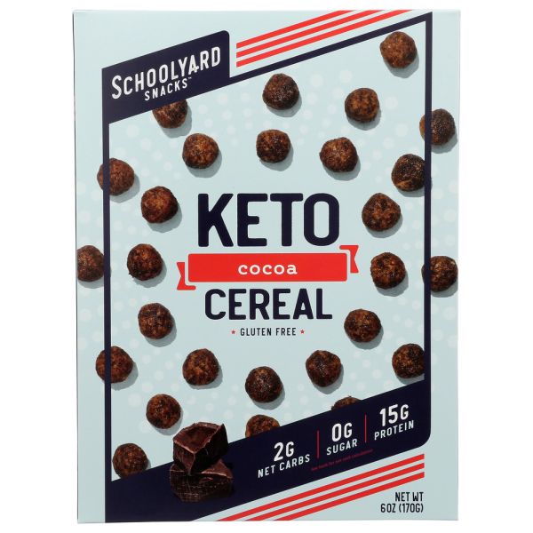 SCHOOLYARD SNACKS: Cocoa Keto Cereal, 6 oz