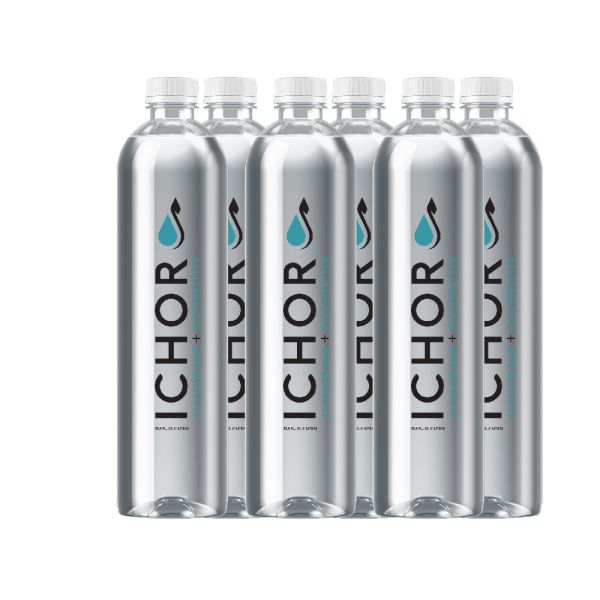 ICHOR: Alkaline Electrolyte Water 9.5 Ph 6 Bottles, 202.8 fo