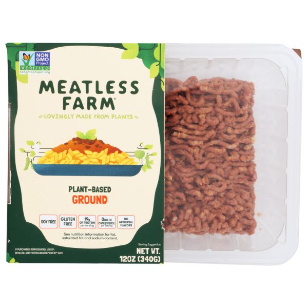 MEATLESS FARM: Meat Free Ground, 12 oz