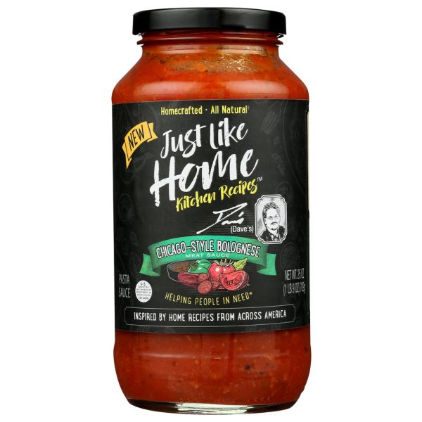 JUST LIKE HOME: Sauce Bolognese Chi-Style, 25 oz