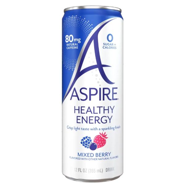 ASPIRE: Mixed Berry Healthy Energy Drink, 12 fo