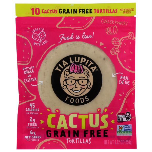 TIA LUPITA FOODS: Tortillas Cactus Grain Free, 8.82 oz