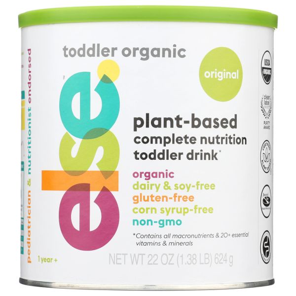 ELSE NUTRITION: Plant Based Complete Nutrition for Toddlers, 22 oz