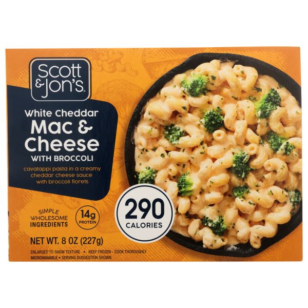 SCOTT AND JONS: Entree Mac N Cheese Broc, 8 oz