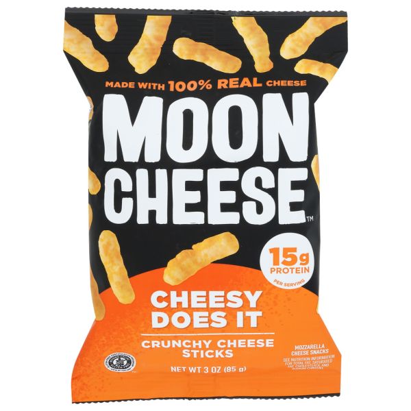MOON CHEESE: Chs Snack Cheesy Does It, 3 OZ