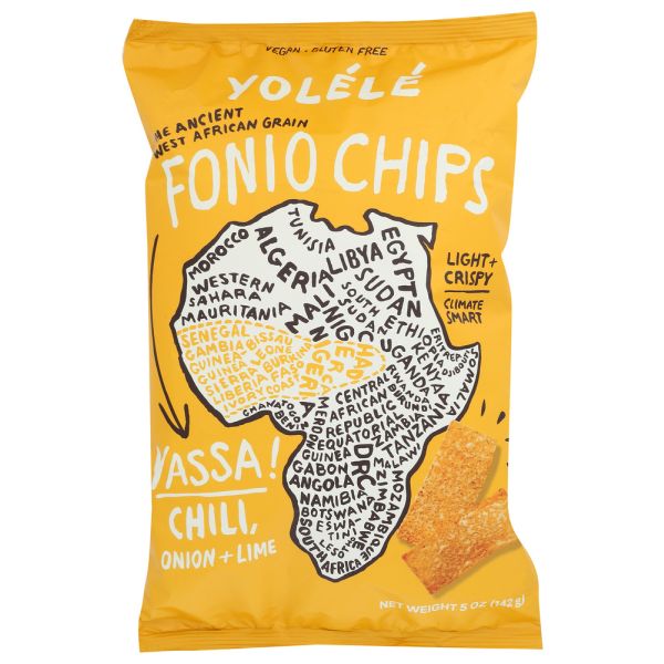 YOLELE: Yassa Fonio Chips, 5 oz