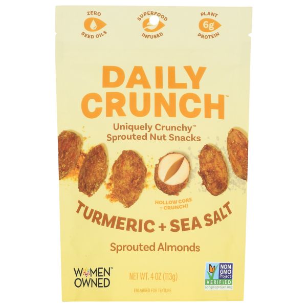 DAILY CRUNCH: Almonds Sprt Turmeric, 5 oz