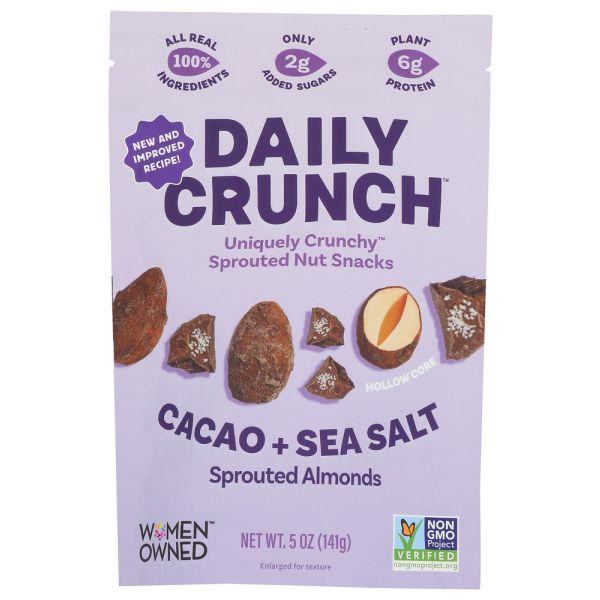 DAILY CRUNCH: Almonds Sprtd Cacao Ssalt, 5 oz