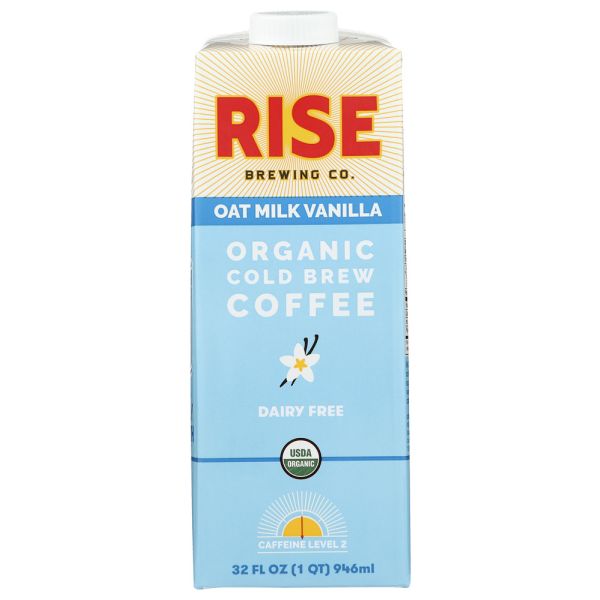 RISE BREWING CO: Latte Cold Brew Vanilla, 32 fo