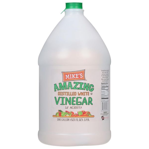 MIKE'S AMAZING: Distilled White Vinegar 5 Percent Acidity, 1 ga