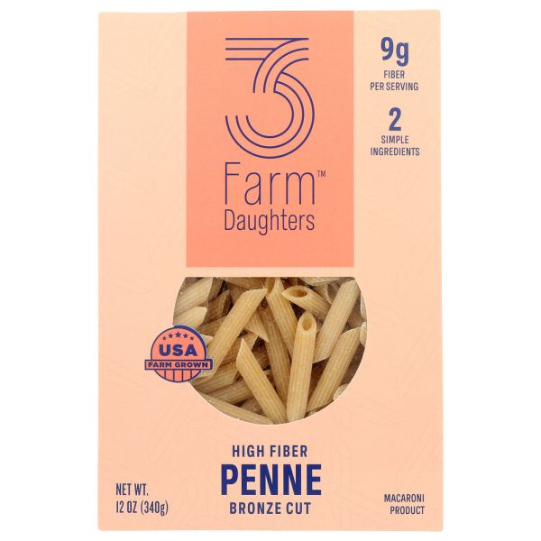 THREE FARM DAUGHTERS: Pasta Penne, 12 oz