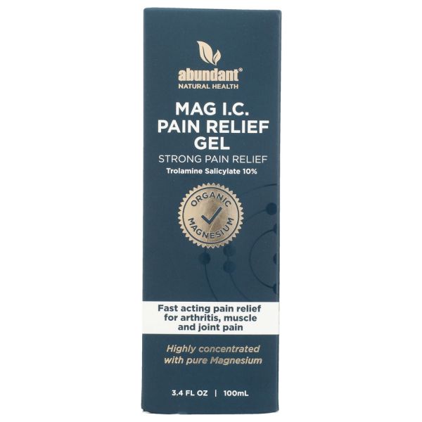ABUNDANT NATURAL HEALTH: MAG IC Gel Strong Pain Relief, 3.4 fo
