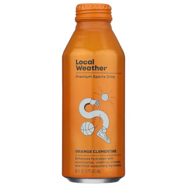 LOCAL WEATHER: Orange Clementine Premium Sports Drink, 16 fo