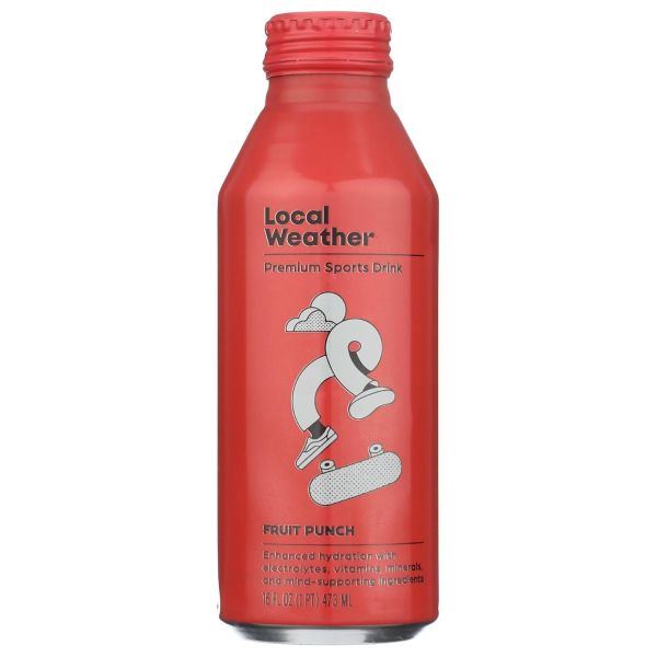 LOCAL WEATHER: Fruit Punch Premium Sports Drink, 16 fo