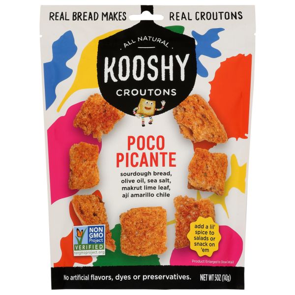KOOSHY: Poco Picante Croutons, 5 oz